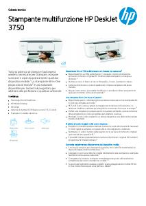 Volantino - HP HP DeskJet 3750 Getto termico d'inchiostro A4 1200 x 1200 DPI 19 ppm Wi-Fi