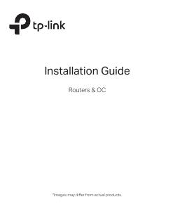 Router&OC(EU2-16 Languages)_Installation Guide - TP-LINK ROUTER VPN MULTI WAN AX3000 WIFI6 1P GIGABIT SFP + 5P GIGABIT 4G+ LTE