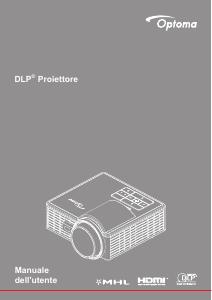 Manuale dell'utente - Optoma Optoma ML1050ST+ videoproiettore Proiettore a corto raggio 1000 ANSI lumen DLP WXGA (1280x800) Compatibilità 3D Nero, Bianco