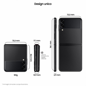 17426297397021-samsunggalaxyzflip35g128gbphantomblackram8gbdisplay19superamoled67dynamicamoled2x