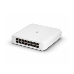 17428518295277-ubiquitiunifiswitchlite16poel2gigabitethernet101001000supportopoweroverethernetpoebianco