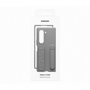 174290121429-samsunggalaxyzfold6siliconegripcasewithstandgrigia