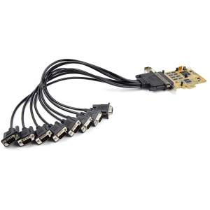 17429271149037-startechcomschedaserialepciexpressa8porteschedaadattatoreserialepciers232schedadiespansionecontrollercardserialedb99pin16c1050uartprotezionesovratensioniesd15kvwindowslinux