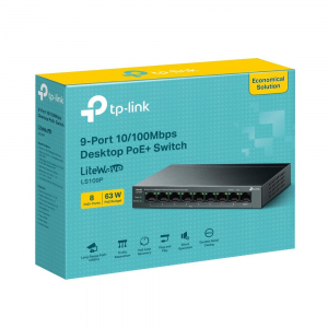 17430174005198-tplinklitewavels109pswitchdiretenongestitofastethernet10100supportopoweroverethernetpoenero