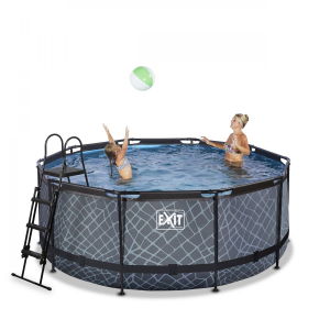 17432753896569-exit30221200piscinafuoriterrapiscinaconbordipiscinarotonda10126lgrigio