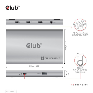 17439996031221-club3dcsv1580replicatorediporteedockingstationperlaptopthunderbolt4argento