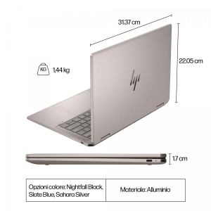 17442023589596-hpspectrex36014eu0006nlintelcoreultra7155hibrido2in1356cm14touchscreen3k32gblpddr5xsdram1tbssdwifi6e80211axwindows11homenero