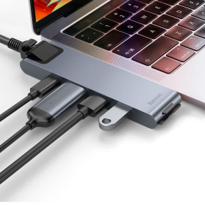 17445427394-baseuscahubl0greplicatorediporteedockingstationperlaptopthunderbolt3neroargento