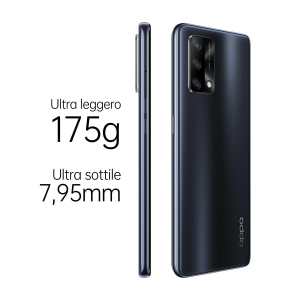 17445569663274-oppoa74smartphone175gdisplay643fhdamoled4fotocamere48mpram6gbespandibilefinoa11gbrom128gbbatteria5000mahricaricarapidadualsimversioneitalianaprismblack