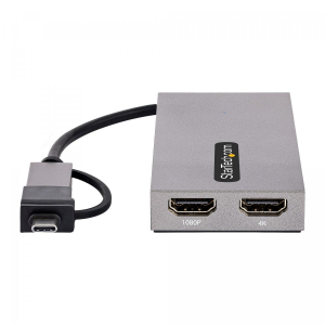 17446056536574-startechcomadattatoreusb30ahdmischedavideoesternausb30adoppiohdmi1x4k30hz1x1080pcavoda11cmintegratocondongledausbaausbcconvertitoredausbacadualhdmiwinmac