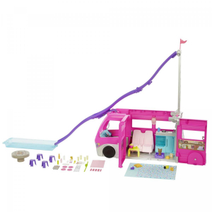 17446578278324-barbiecamperdeisogniveicoloconscivoloepiscina2cuccioli7areegiocoalto76cm60accessoriregaloperbambini3anni