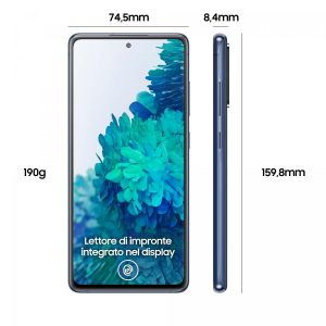 17447127909757-samsunggalaxys20fe4gprocessoresnapdragon865display65superamoled3fotocamereposteriori128gbespandibiliram6gbbatteria4500mahhybridsimcloudnavy