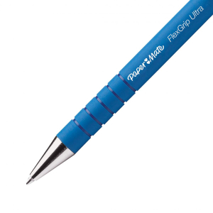 17447617315836-papermateflexgripultrartblupennaasferaretrattileaclipmedio12pz
