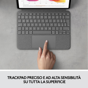 1744836252116-logitechcombotouchcustodiacontastieraperipadair4gen2020tastieraretroilluminatarimovibiletrackpadclickanywheresmartconnectorgrigio