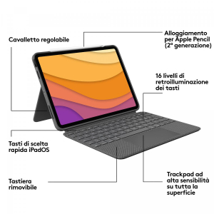 17448362567234-logitechcombotouchcustodiacontastieraperipadair4gen2020tastieraretroilluminatarimovibiletrackpadclickanywheresmartconnectorgrigio