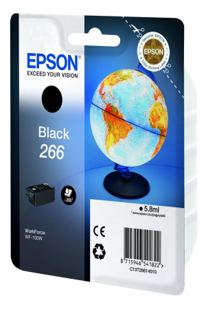 17448418382638-epsonglobesinglepackblack266inkcartridge