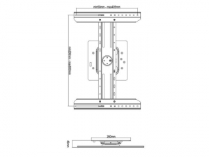 17448423981298-multibrackets7136supportotvaparete160cm63nero