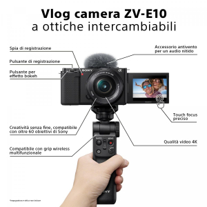 17448482228446-sonyalphazve10lmirrorlessvlogadotticheintercambiabilisensoreapsceobiettivopowerzoom1650mmf3556schermoadangolazionevariabilepervlogvideo4krealtimeeyeautofocus