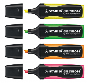 17448701957563-stabilogreenbossevidenziatore4pzpuntasmussataverdearancionerosagiallo
