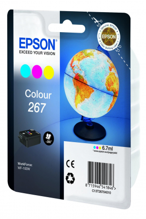 17449089765206-epsonglobesinglepackcolour267inkcartridge