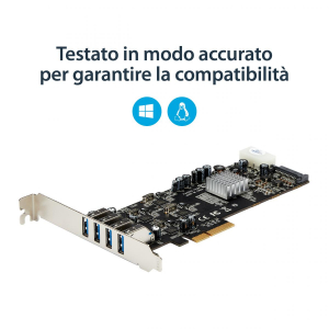 1744949311286-startechcomadattatoreschedasuperspeedusb30con4portepciexpresspciecon4canalida5gbpsdedicatiuaspalimentazionesatalp4