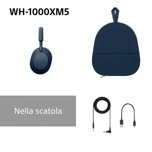 17449922292253-sonywh1000xm5cuffiewirelessconnoisecancellingduratadellabatteriadi30orebluetoothottimizzateperalexaegoogleassistantioseandroidconmicrofonointegratoblunotte