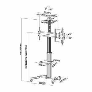 17450180428236-aisensft70tre037supportoperdisplayespositivi1778cm70neroargento