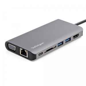 17450418760281-startechcomadattatoremultiportausbcminidockdaviaggiousbcconhdmi4kovga1080phubusb303xsdgbeaudiopassthroughpdda100wdockingstationportatileperlaptoptablet