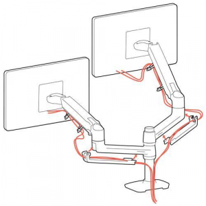 17450496761411-ergotronlxseries45492216supportiaparetepertv61cm24scrivaniabianco