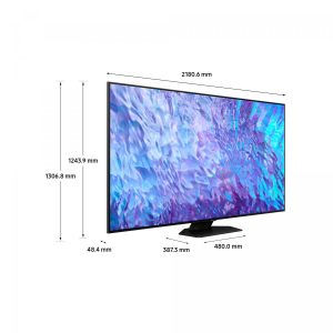 17451140009621-samsungseries8tvqe98q80catxztqled4ksmarttv98processoreneuralquantum4ksuperslimdesigncarbonsilver2023