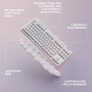 17451255754334-logitechgg715tastieragamingrfsenzafilibluetoothqwertyusinternationalbianco