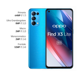 17451387559113-oppofindx3litesmartphone5gqualcomm765gdisplay643fhdamoled4fotocamere64mpram8gbespandibilefinoa13gbrom128gb4400mahdualsimversioneitalianacoloreastralblue