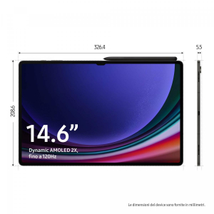 17451447514314-samsunggalaxytabs9ultratabletaiandroid146pollicidynamicamoled2x5gram12gb256gbtabletandroid13graphite