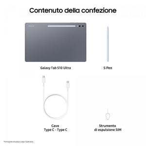 17451529992295-samsunggalaxytabs10ultratabletaidisplay146dynamicamoled2xwifiram12gb256gb11200mahandroid14ip68grayversioneitaliana2024
