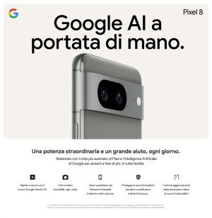 17451544321423-googlepixel8smartphoneandroidsbloccatoconfotocameraavanzatabatteriacon24orediautonomiaesicurezzaefficaceneroossidiana