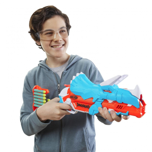 17452182066178-nerfdinosquadtricerablastblasterconalloggiamentopercaricamentodi3dardiconsupportodardiedesigndinosaurotriceratopoinclude12dardielite