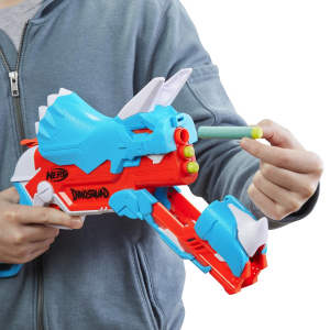 17452182081982-nerfdinosquadtricerablastblasterconalloggiamentopercaricamentodi3dardiconsupportodardiedesigndinosaurotriceratopoinclude12dardielite