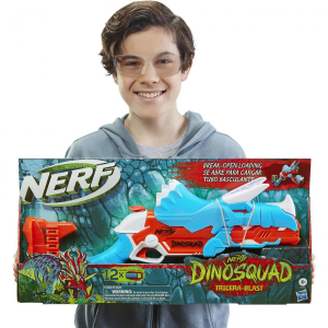 17452182148313-nerfdinosquadtricerablastblasterconalloggiamentopercaricamentodi3dardiconsupportodardiedesigndinosaurotriceratopoinclude12dardielite