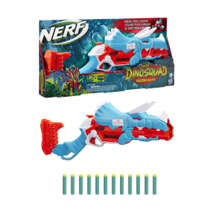 17452182185141-nerfdinosquadtricerablastblasterconalloggiamentopercaricamentodi3dardiconsupportodardiedesigndinosaurotriceratopoinclude12dardielite