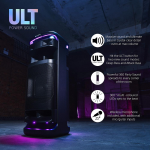 17452753776954-sonyulttower10altoparlantebluetoothperfesteconultpowersoundbassiprofondiepotentialtoparlantixbalancedilluminazionealeda360gradifunzioniperfestemicrofonowirelessportatilemanigliaeruotenero