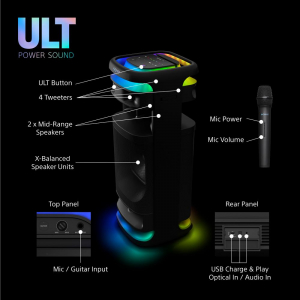 17452753821963-sonyulttower10altoparlantebluetoothperfesteconultpowersoundbassiprofondiepotentialtoparlantixbalancedilluminazionealeda360gradifunzioniperfestemicrofonowirelessportatilemanigliaeruotenero