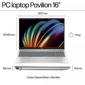 1745388615817-hppavilion16af0012nlintelcoreultra5125ucomputerportatile406cm162k16gblpddr5sdram512gbssdwifi680211axwindows11homeargento