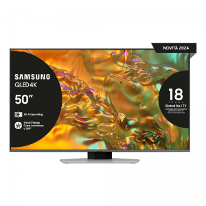 17454405424145-samsungq80dtvqled4k50qe50q80datxztsmarttvwifieclipsesilver2024processorenq4aigen24kaiupscalingsimplechamferdesigndolbyatmos