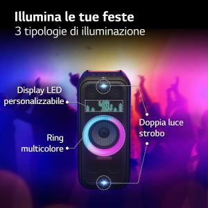 17454629896229-lgxboomxl7spartyspeaker250wwooferda8illuminazionekaraokemanigliablack