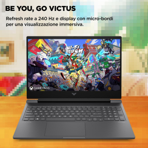 17454682739459-hpvictusgaminglaptop16r1007nlintelcorei7i714700hxcomputerportatile409cm161quadhd16gbddr5sdram1tbssdnvidiageforcertx4060wifi6e80211axwindows11homenero
