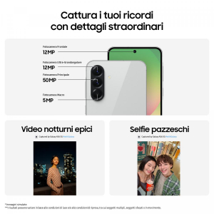17455680459638-samsunggalaxya565gsmartphoneconfunzioniintelligentidisplaysuperamoled678gbram128gbcamera50mpbatteria5000mahip67awesomelightgray