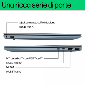 17456837205781-hppavilionpluslaptop14ew1004nlintelcoreultra5125hcomputerportatile356cm143k16gblpddr5xsdram512gbssdwifi6e80211axwindows11homeargento