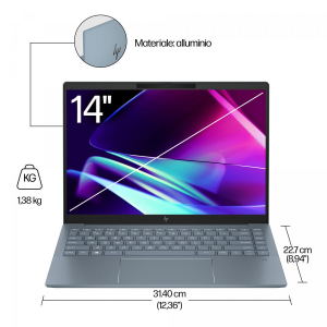 17456837225915-hppavilionpluslaptop14ew1004nlintelcoreultra5125hcomputerportatile356cm143k16gblpddr5xsdram512gbssdwifi6e80211axwindows11homeargento