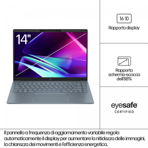 17456837246566-hppavilionpluslaptop14ew1004nlintelcoreultra5125hcomputerportatile356cm143k16gblpddr5xsdram512gbssdwifi6e80211axwindows11homeargento