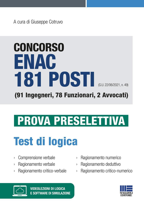 17277947255765-libroconcorsoenac181postigu22062021n4991ingegneri78funzionari2avvocatiprovapreselettivatestdilogicaconsoftwaredisimulazioneeditoremaggiolieditoreanno2021